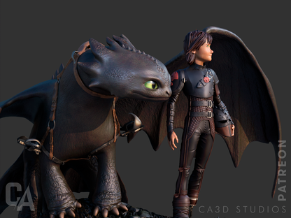 Toothless/Hiccup