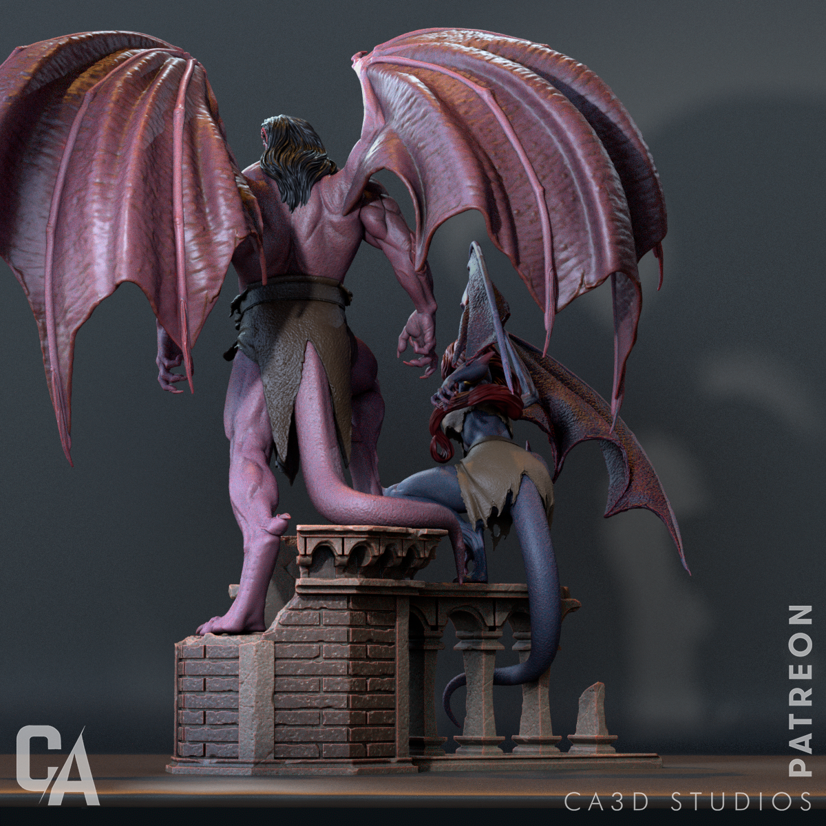 Demona and Goliath